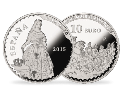 10 Euros en argent Espagne 2015 F. de Madrazo