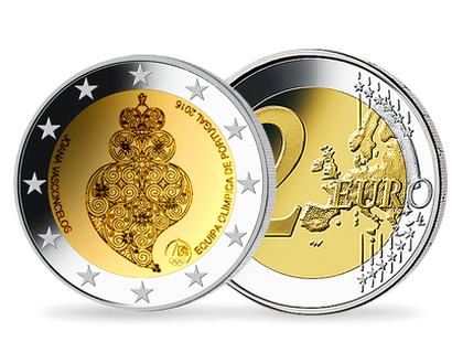 Monnaie de 2 Euros «Equipe Olympique du Portugal» Portugal 2016 