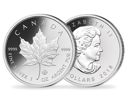 La nouvelle 5 dollars argent Canada 2018  « Feuille d’érable »