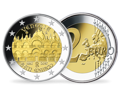 Monnaie de 2€ "Basilica di San Marco" Italie 2017