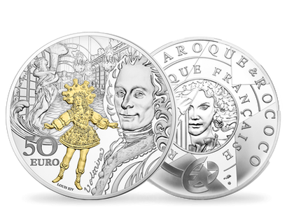 Monnaie de 50 Euros argent «Europa Star 2018 - Baroque & Rococo» 2018