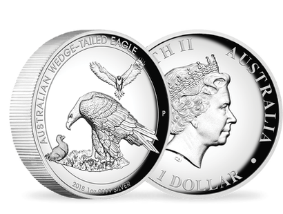 Monnaie 1 once argent Australie «Aigle d’Australie»