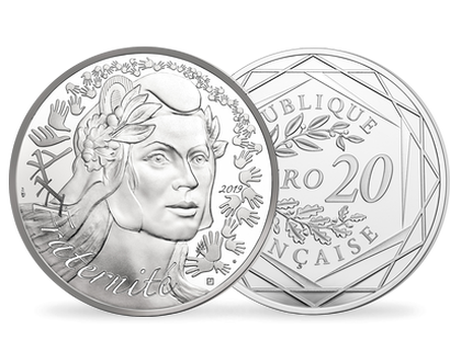 Monnaie de 20 Euro argent "Marianne Fraternité" 2019