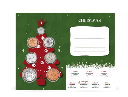 Carte de Noël numismatique