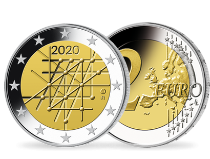 Monnaie commémorative de 2 Euros « Centenaire de l’université de Turku » Finlande 2020 