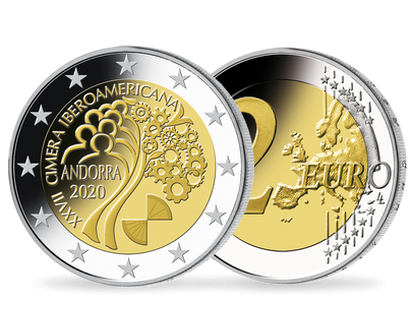 Monnaie commémorative de 2 euros «27ème Sommet ibéro-américain» Andorre 2020