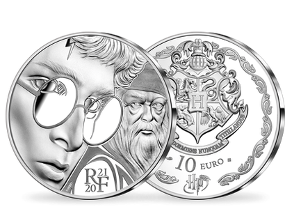 Monnaie officielle de 10 Euros en argent pur «Harry Potter» 2021