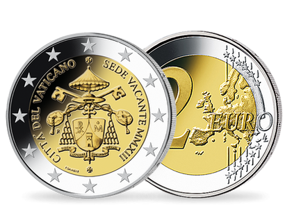 Monnaie de 2 Euros «Sede Vacante 2013» Vatican 2013 