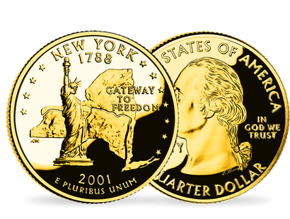 Monnaie Les Quarter-Dollars des États-Unis « New York »