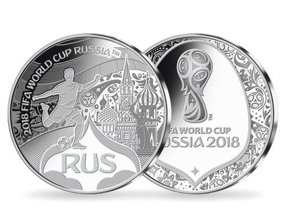 Frappe en argent «Russie» - Coupe du monde de la FIFA 2018™ 
