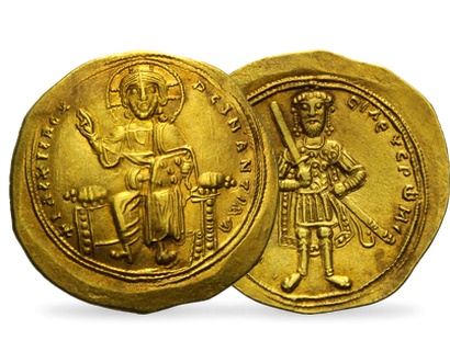 Monnaie byzantine en or Isaac 1er