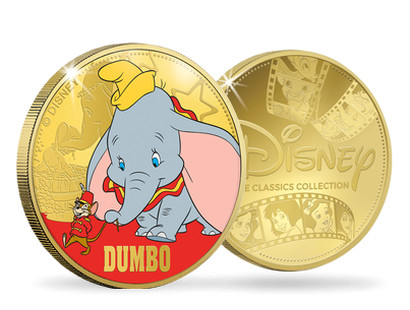 La frappe dorée à l'or pur Classiques Disney «Dumbo» 