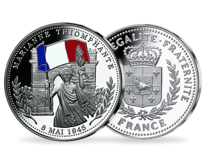 Frappe en argent pur La France Victorieuse: «Marianne triomphante»