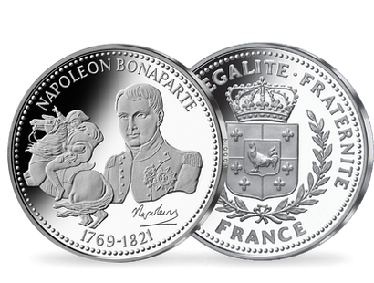 Nos Grands Hommes : Frappe en argent pur « Napoléon Bonaparte »