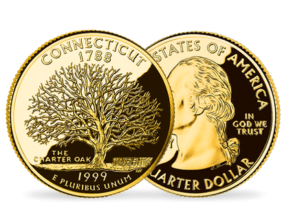 Les Quarter-Dollars des États-Unis  « Connecticut/Massachusetts »