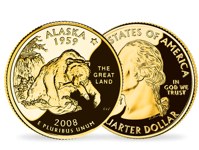 Les Quarter-Dollars des États-Unis « Alaska/Hawaii »