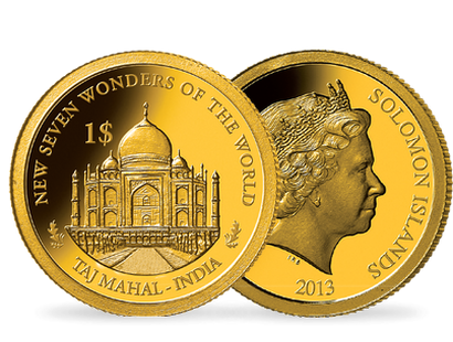 Monnaie de 1 Dollar en or Les plus petites monnaies en or du monde : « Taj Mahal » 2013