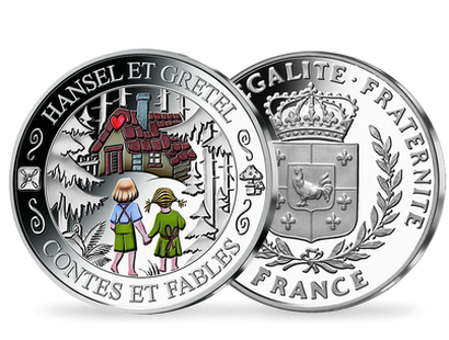 Frappe en argent Contes et Fables: «Hansel et Gretel» 