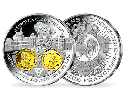 Frappe en argent pur 2000 ans d'histoire monétaire française: «Piefort Henri II 1555»