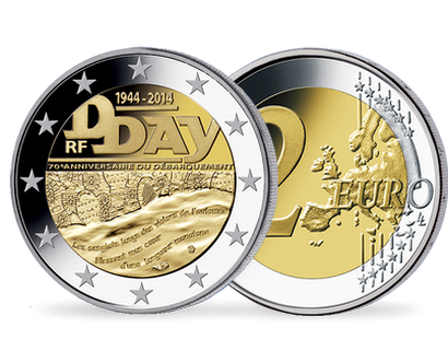La monnaie de 2 Euros « France - D-DAY » 2014