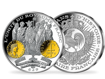 2000 ans d´histoire monétaire : Tiers de Sou d'Or Dagobert 629