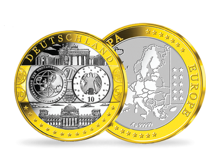 Première frappe en hommage à l'Euro en argent le plus pur: «Allemagne»