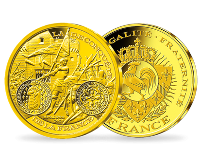 Pour les 110 ans de sa béatification : La frappe en or Jeanne d'Arc