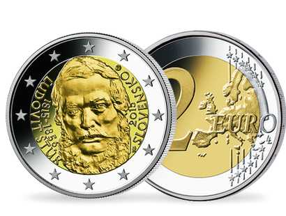 Monnaie de 2 Euros «200e anniversaire de la naissance de Ľudovít Štúr» Slovaquie 2015