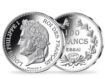 La pièce d'essai de 100 Francs argent Louis Philippe 1831