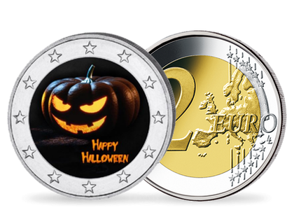 Pièce de 2 Euros colorisée «Halloween» Allemagne 2021