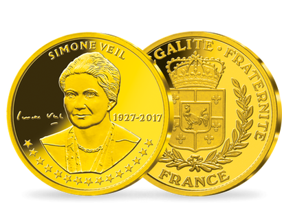 Rendez hommage à Simone Veil avec cette frappe dorée ! 