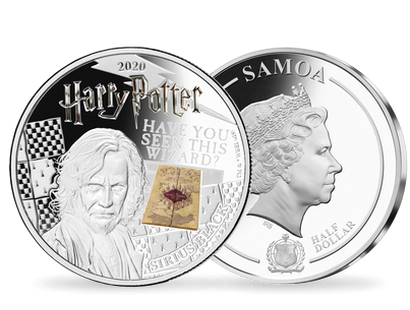 Monnaie officielle argentée et colorisée «Harry Potter - Sirius Black» 2020 