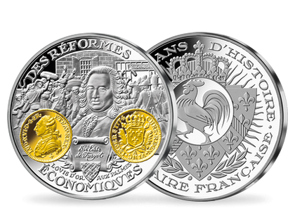 Frappe en argent pur 2000 ans d'histoire monétaire française: «Louis XVI aux palmes 1774»