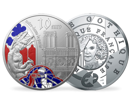 Monnaie de 10 Euros en argent -Europa Star Gothique- France 2020