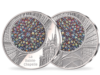 La frappe en argent massif et vitrail « Hommage à la Sainte-Chapelle » pour ses 780 ans !