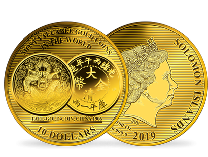 Monnaie en or 999,9 ‰  « Tael Kuping »