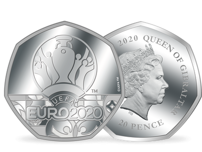 Monnaie officielle : « Emblème » UEFA EURO 2020 
