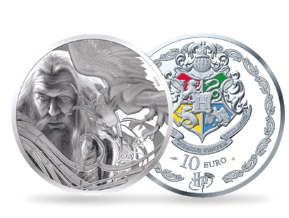 La nouvelle monnaie officielle en argent pur de 10 € « Harry Potter - Dumbledore et Fumseck » 2022 