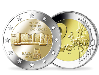 Monnaie de 2 Euros Malte 2021 «Tarxie »