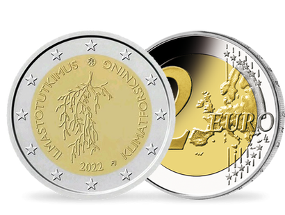 Monnaie de 2 Euros «Recherche sur le climat en Finlande» 2022