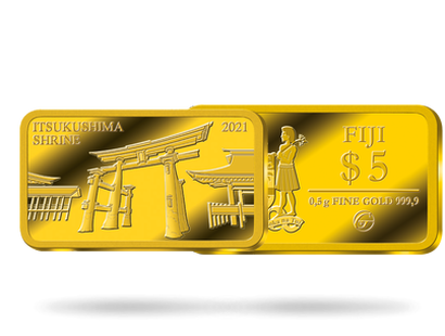 Fiji 2021 5$ Le sanctuaire d'Itsukushima