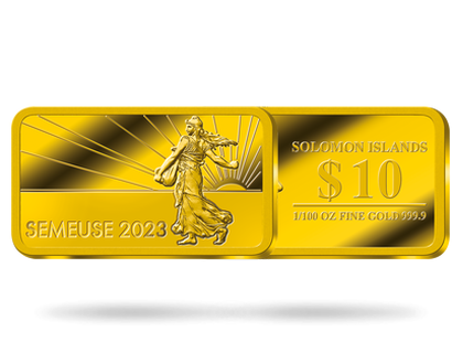 Monnaie-Lingot en or le plus pur «La Semeuse»