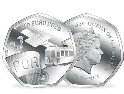 Monnaie officielle : « Portugal » UEFA EURO 2020 
