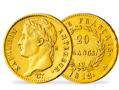 Frankreich: Goldmünze "Napoleon I. mit Lorbeerkranz"