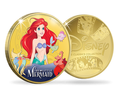 La frappe dorée à l'or pur Classiques Disney « La Petite Sirène » 