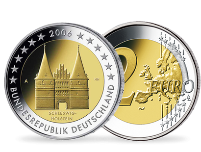 Monnaie de 2 Euros «Schleswig-Holstein» Allemagne 2006 
