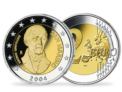 Monnaie de 2 Euros «Bartolomeo Borghesi» Saint Marin 2004 