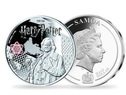 Monnaie officielle argentée et colorisée «Harry Potter - Alastor Maugrey» 2020