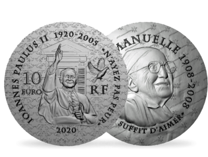 Monnaie de 10 euros en argent «Soeur Emmanuelle» 2020