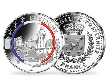 Frappe en argent «Nouvelles régions de France: Bretagne» 
